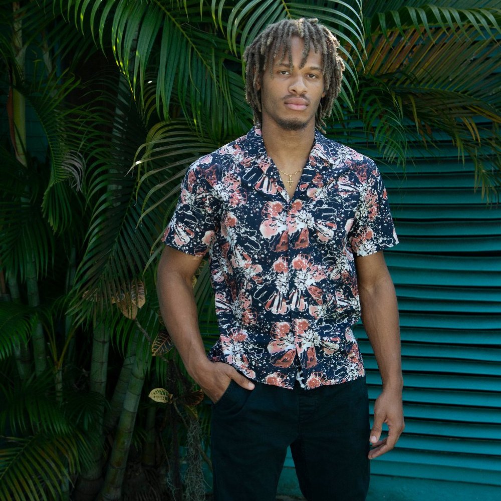 Floral Splash Hawaiian Shirt